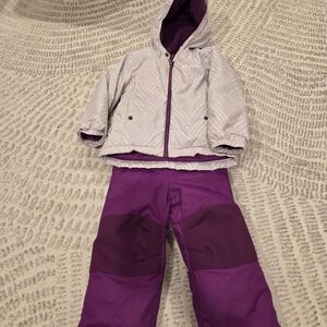 Columbia Purple and Gray Kids' Jacket